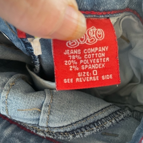 GoGo Star distressed jeans size 0 - Picture 6 of 6